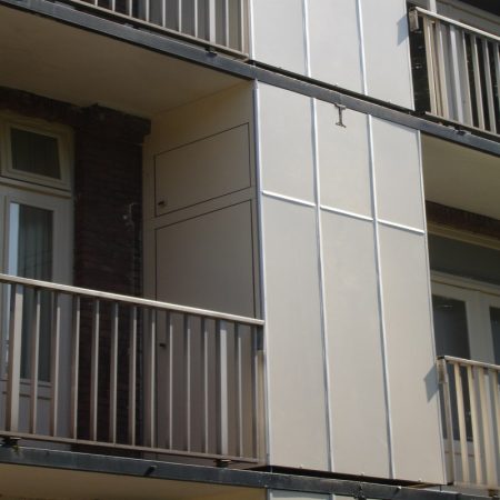 Balkonkasten op rij